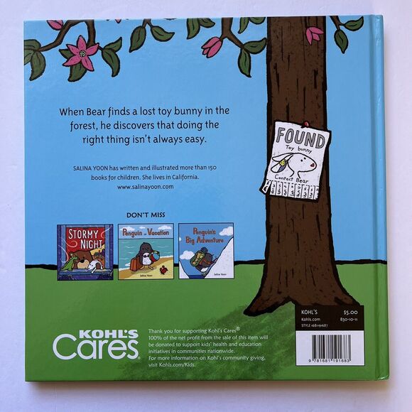 Set of 2 Childrens Books Hardcover Stormy Night and Found by Salina Yoon - Picture 5 of 9